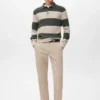 Polo-Pullover aus Wollmischung Polo-Pullover aus Wollmischung