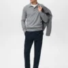 Polo-Pullover aus Wollmischung Polo-Pullover aus Wollmischung