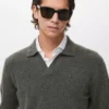 Polo-Pullover aus Wollmischung Polo-Pullover aus Wollmischung