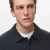 Polo-Pullover aus Wollmischung Polo-Pullover aus Wollmischung