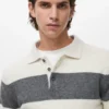 Polo-Pullover aus Wollmischung Polo-Pullover aus Wollmischung