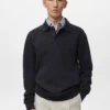 Polo-Sweatshirt mit regulärer Passform Polo-Sweatshirt mit regulärer Passform