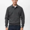 Polo-Sweatshirt mit regulärer Passform Polo-Sweatshirt mit regulärer Passform