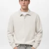 Polo-Sweatshirt mit regulärer Passform