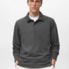 Polo-Sweatshirt mit regulärer Passform