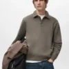Polo-Sweatshirt mit regulärer Passform