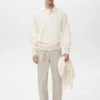 Polo-Sweatshirt mit regulärer Passform Polo-Sweatshirt mit regulärer Passform