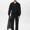 Polo-Sweatshirt mit regulärer Passform Polo-Sweatshirt mit regulärer Passform