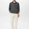 Polo-Sweatshirt mit regulärer Passform