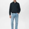 Polo-Sweatshirt mit regulärer Passform