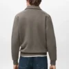 Polo-Sweatshirt mit regulärer Passform