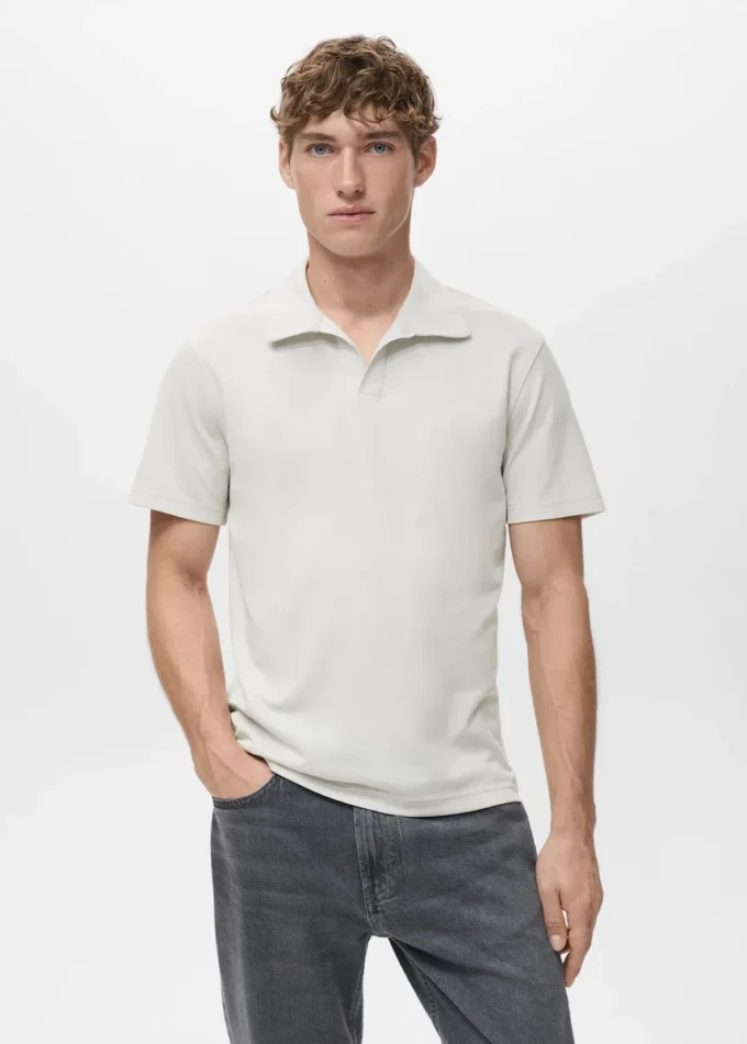 Polohemd aus Baumwollpiqué Polohemd aus Baumwollpiqué