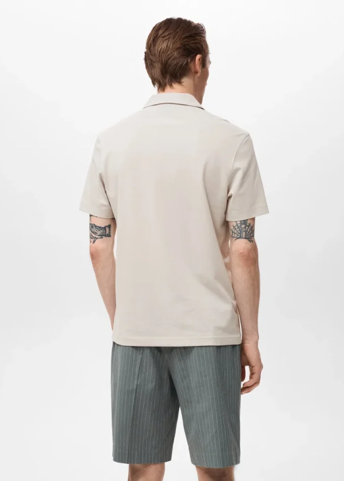 Polohemd aus Baumwollpiqué Polohemd aus Baumwollpiqué