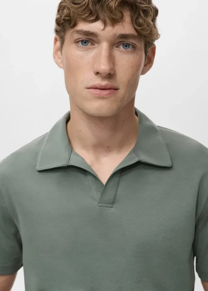 Polohemd aus Baumwollpiqué Polohemd aus Baumwollpiqué