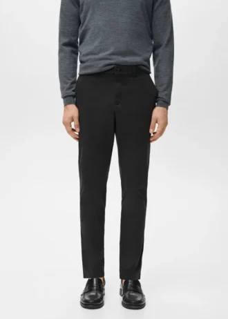 Prato kurze, konisch geschnittene Chino-Hose