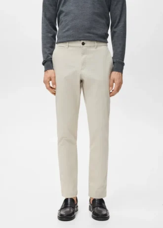 Prato kurze, konisch geschnittene Chino-Hose