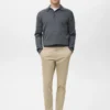Prato kurze, konisch geschnittene Chino-Hose