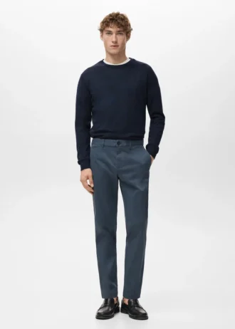 Prato kurze, konisch geschnittene Chino-Hose