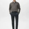 Prato kurze, konisch geschnittene Chino-Hose