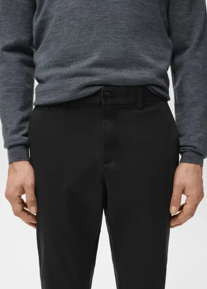 Prato kurze, konisch geschnittene Chino-Hose Prato kurze, konisch geschnittene Chino-Hose