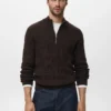 Pullover aus 100 % Baumwolle mit Perkins-Ausschnitt Pullover aus 100 % Baumwolle mit Perkins-Ausschnitt