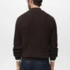 Pullover aus 100 % Baumwolle mit Perkins-Ausschnitt Pullover aus 100 % Baumwolle mit Perkins-Ausschnitt