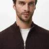 Pullover aus 100 % Baumwolle mit Perkins-Ausschnitt Pullover aus 100 % Baumwolle mit Perkins-Ausschnitt