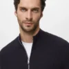 Pullover aus 100 % Baumwolle mit Perkins-Ausschnitt Pullover aus 100 % Baumwolle mit Perkins-Ausschnitt