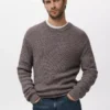 Pullover aus 100 % Baumwolle mit Sprenkeln Pullover aus 100 % Baumwolle mit Sprenkeln