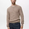Pullover aus 100 % Baumwolle mit Sprenkeln Pullover aus 100 % Baumwolle mit Sprenkeln
