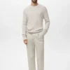 Pullover aus 100 % Baumwolle mit Sprenkeln Pullover aus 100 % Baumwolle mit Sprenkeln