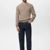 Pullover aus 100 % Baumwolle mit Sprenkeln Pullover aus 100 % Baumwolle mit Sprenkeln