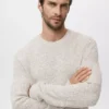 Pullover aus 100 % Baumwolle mit Sprenkeln Pullover aus 100 % Baumwolle mit Sprenkeln