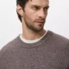 Pullover aus 100 % Baumwolle mit Sprenkeln Pullover aus 100 % Baumwolle mit Sprenkeln