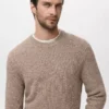 Pullover aus 100 % Baumwolle mit Sprenkeln Pullover aus 100 % Baumwolle mit Sprenkeln