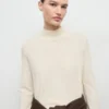 Pullover aus 100 % Kaschmir mit Perkins-Ausschnitt Pullover aus 100 % Kaschmir mit Perkins-Ausschnitt