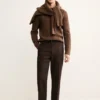 Pullover aus 100 % Wolle mit Zopfmuster Pullover aus 100 % Wolle mit Zopfmuster