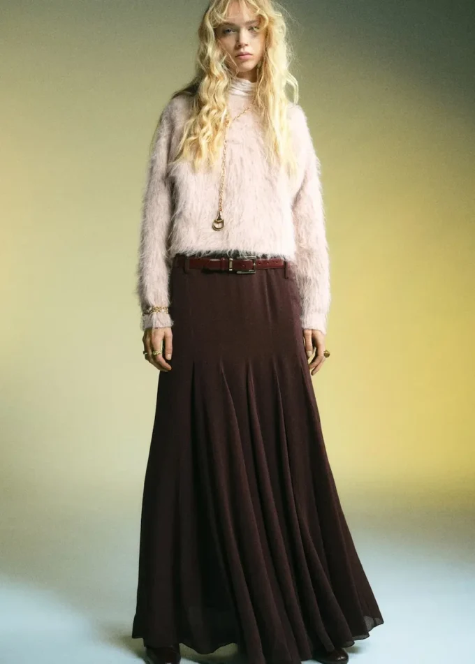 Pullover aus Kunstfell Pullover aus Kunstfell