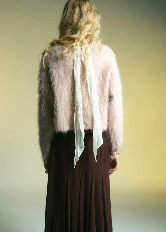 Pullover aus Kunstfell Pullover aus Kunstfell