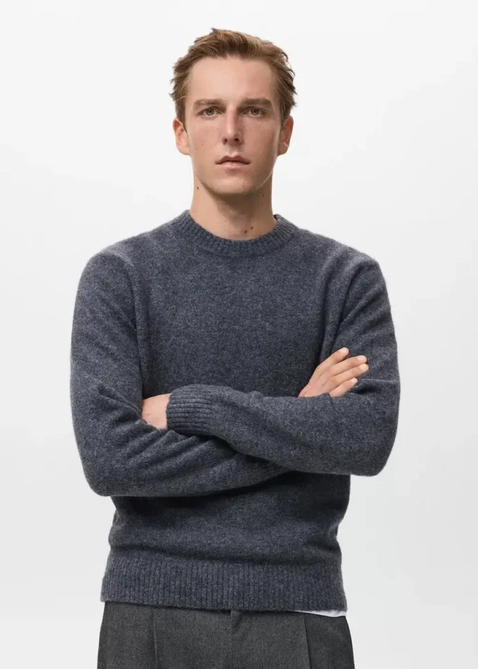 Pullover aus Woll-Alpaka-Mischung
