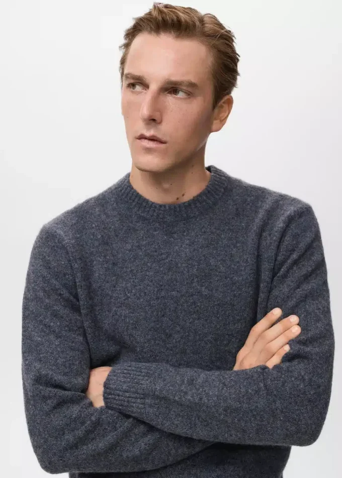 Pullover aus Woll-Alpaka-Mischung