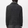Pullover aus Wollmischung mit Reißverschluss