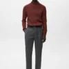 Pullover aus Wollmischung mit Rippstrick Pullover aus Wollmischung mit Rippstrick