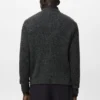 Pullover aus Wollmischung mit Rippstrick