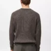 Pullover aus Wollmischung mit Rippstrick