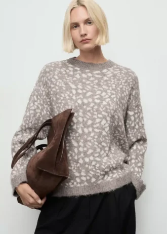 Pullover mit Animal-Print Pullover mit Animal-Print