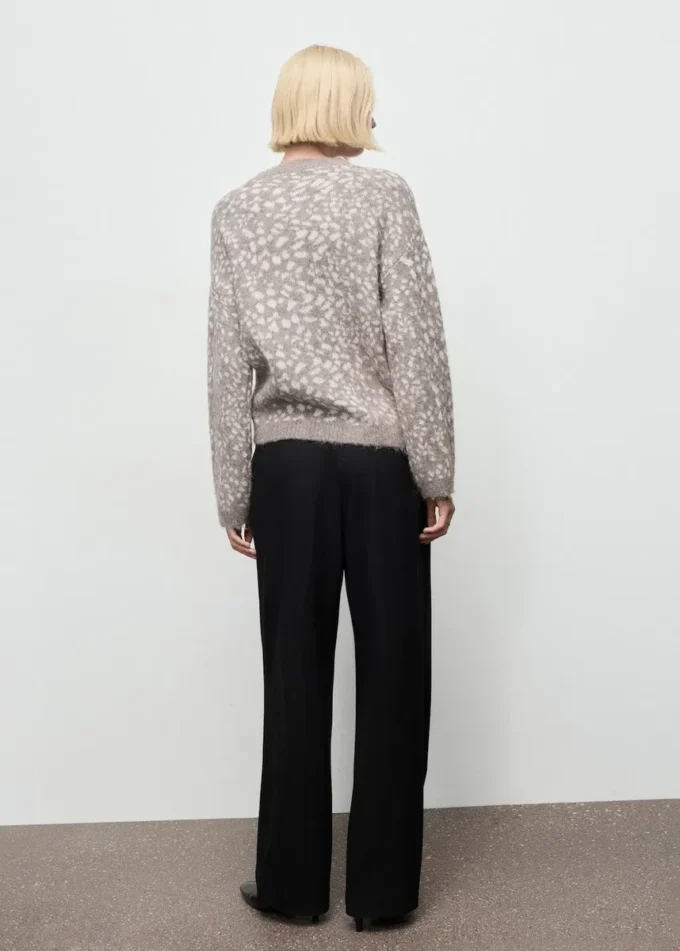 Pullover mit Animal-Print