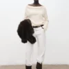 Pullover mit drapiertem Ausschnitt Pullover mit drapiertem Ausschnitt