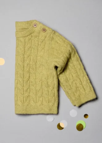 Pullover mit Fischgrätenmuster
