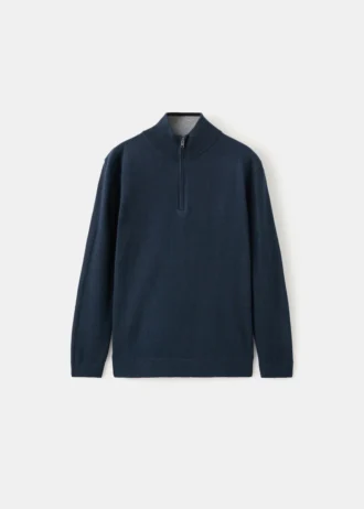 Pullover mit Reißverschluss am Hals
